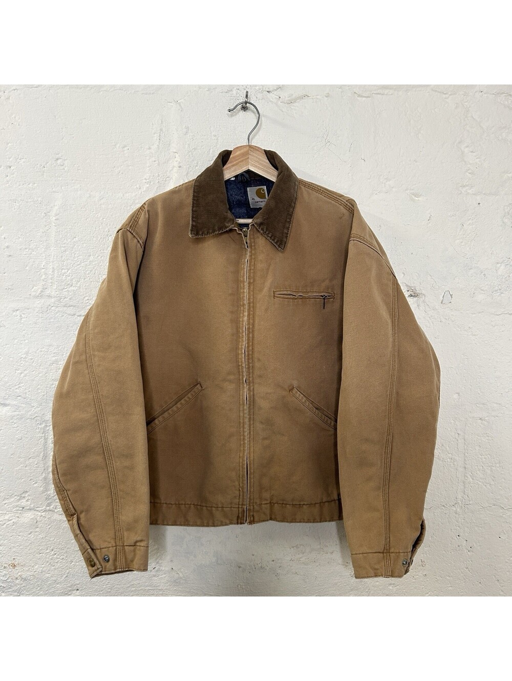 Vintage 80’s Carhartt Blanketed Detroit Jacket “Brown” 6BLJ